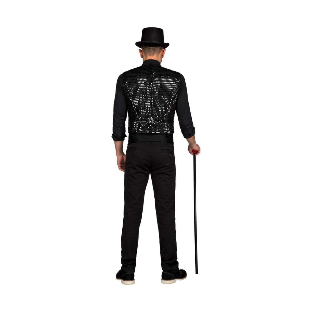 Déguisement pour Adultes My Other Me Showman Noir Gilet M/L