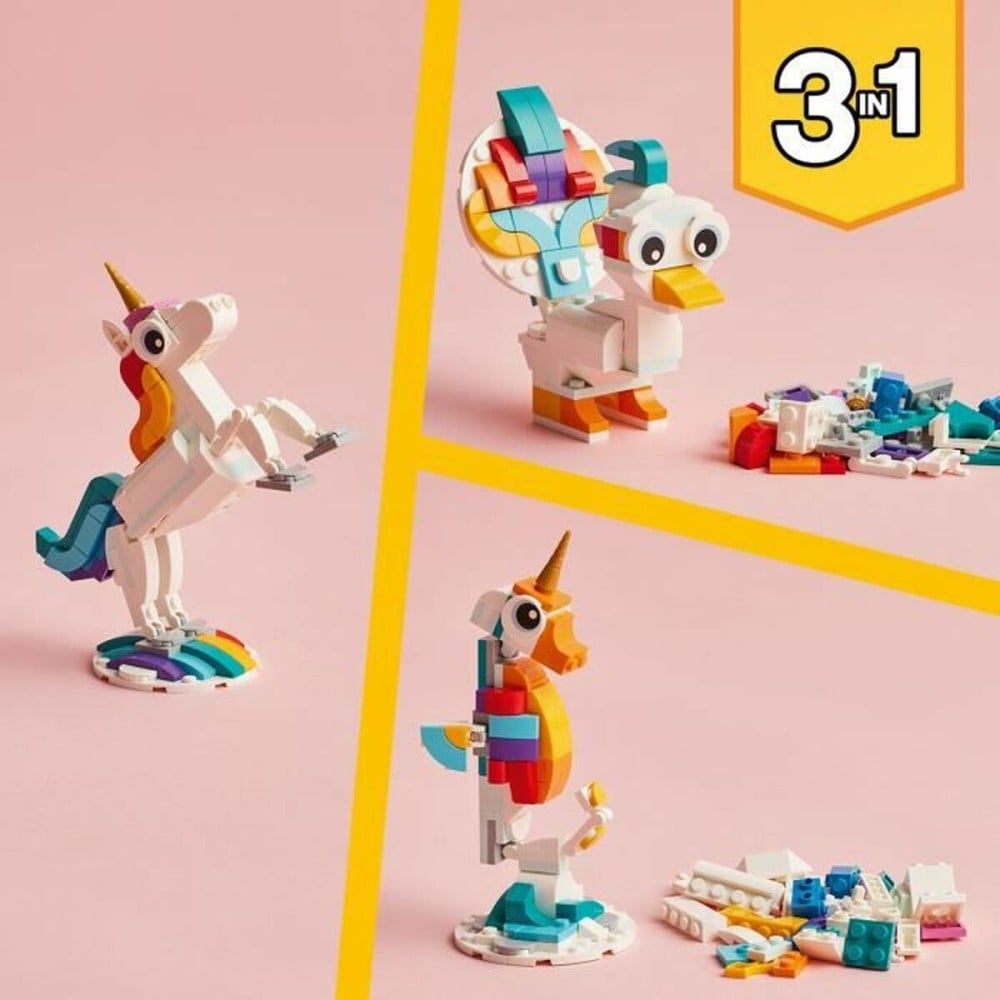 Set de construction Lego Creator 3-in-1 31140 The magic unicorn