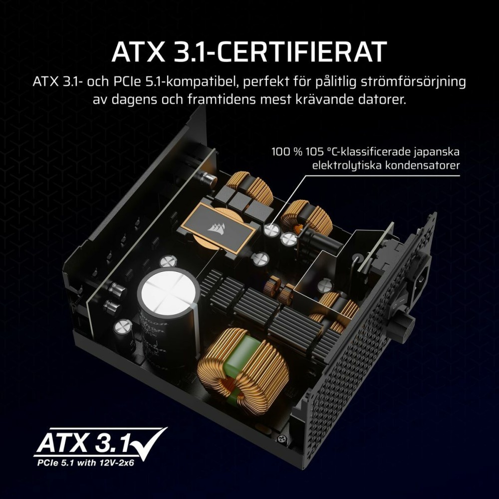 Power supply Corsair CP-9020271-EU ATX 1000 W 80 Plus Gold