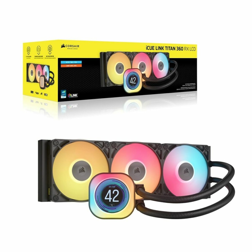 Kit de refroidissement liquide Corsair iCUE LINK TITAN 360 RX LCD