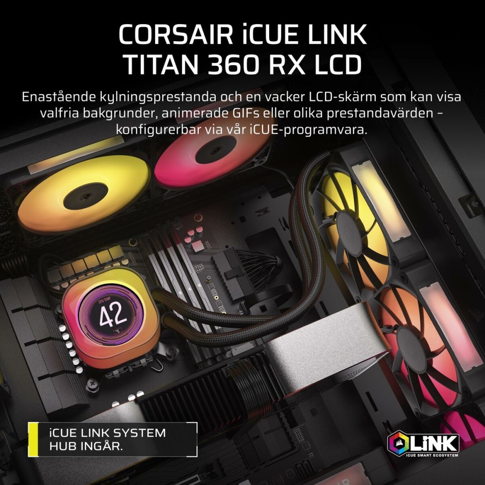 Flüssigkühlungs-Kit Corsair iCUE LINK TITAN 360 RX LCD