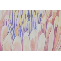 Leinwand Home ESPRIT grün Rosa Blomster Shabby Chic 75 x 4 x 100 cm (2 Stück)