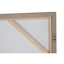 Leinwand Home ESPRIT grün Rosa Blomster Shabby Chic 75 x 4 x 100 cm (2 Stück)