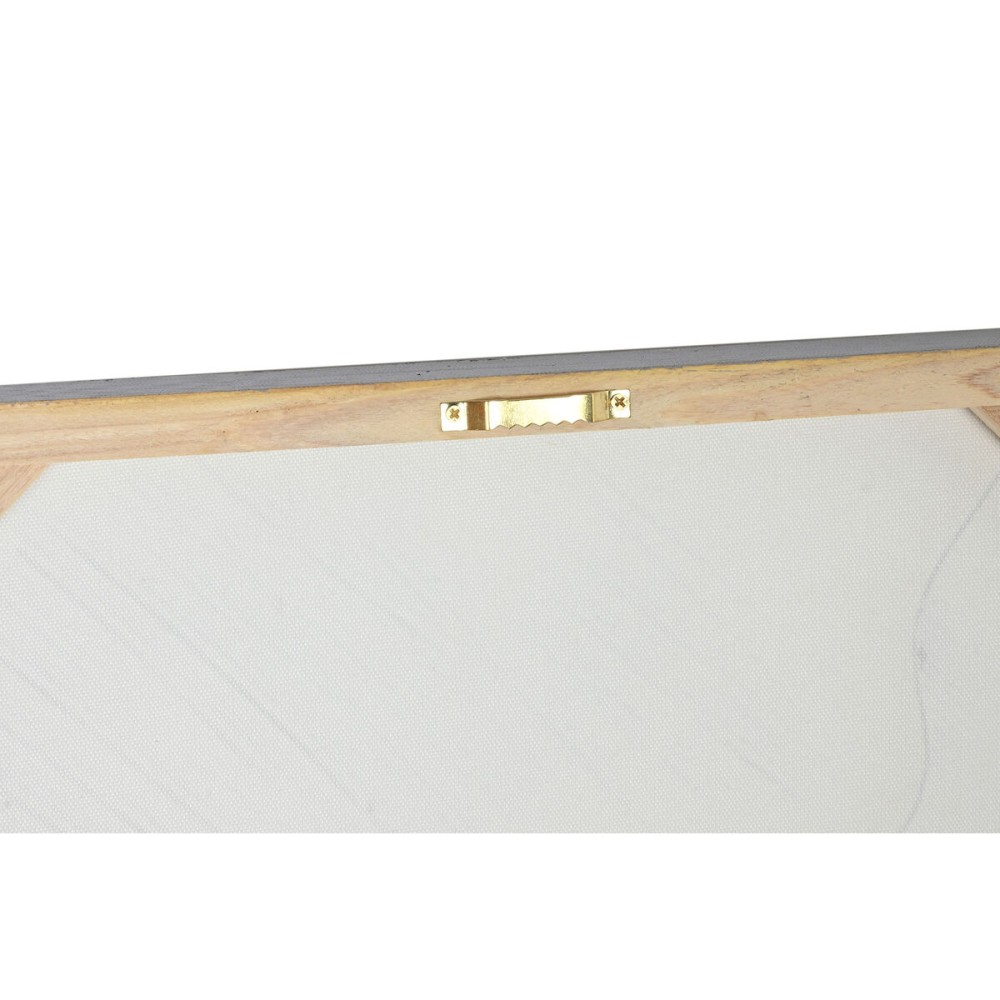 Leinwand Home ESPRIT Weiß Braun abstrakt Skandinavisch 50 x 3 x 100 cm (2 Stück)
