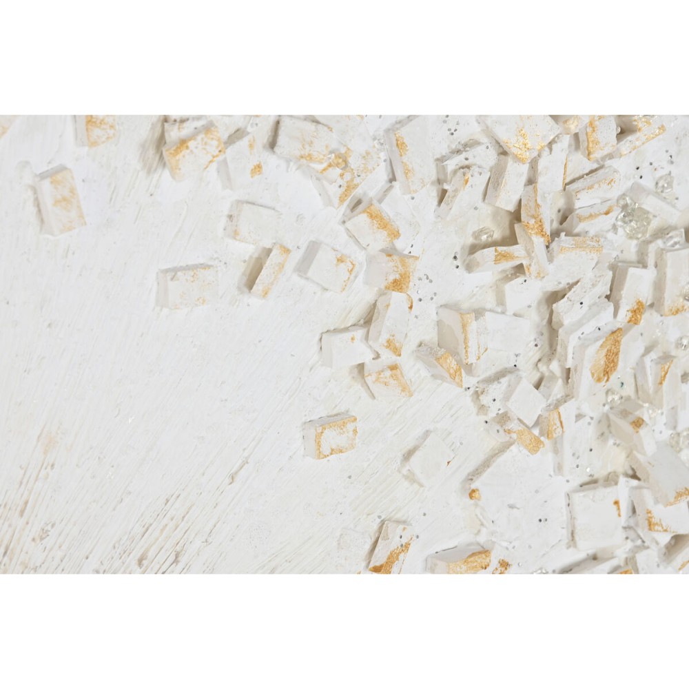 Toile Home ESPRIT Blanc Cercles 102 x 4,5 x 102 cm (2 Unités)