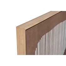 Toile Home ESPRIT Blanc Beige Terre cuite Abstrait 82,6 x 4,3 x 122,6 cm (2 Unités)