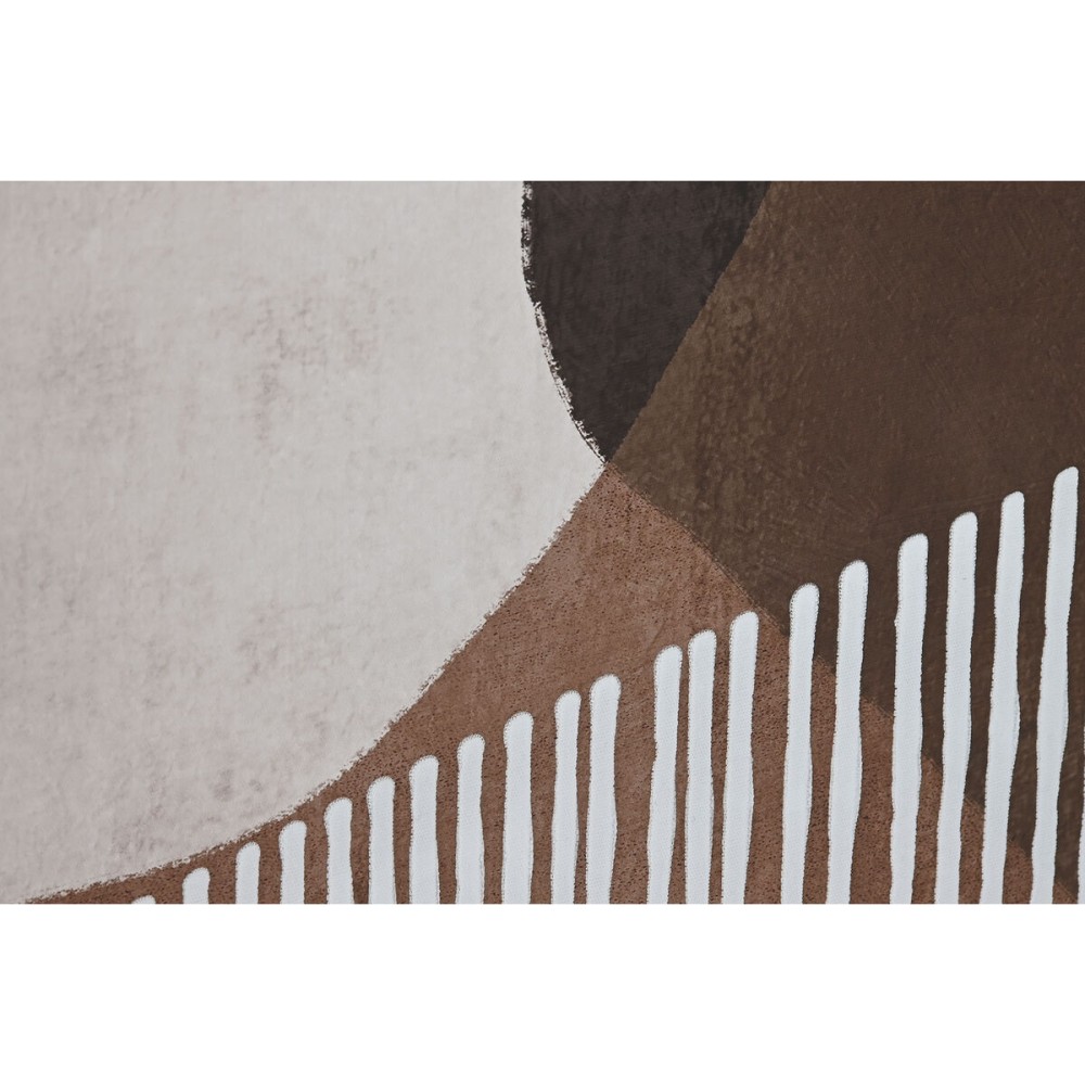 Toile Home ESPRIT Blanc Beige Terre cuite Abstrait 82,6 x 4,3 x 122,6 cm (2 Unités)
