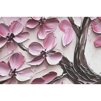 Toile Home ESPRIT Beige Rose Brun foncé Romantique 103 x 4,5 x 103 cm (2 Unités)