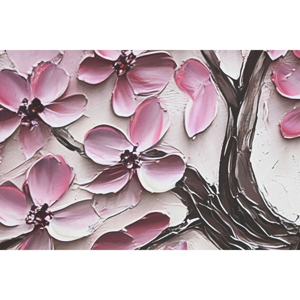 Toile Home ESPRIT Beige Rose Brun foncé Romantique 103 x 4,5 x 103 cm (2 Unités)
