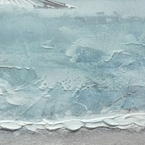 Leinwand Home ESPRIT Blau Weiß Mediterraner Möwe 140 x 3,7 x 70 cm (2 Stück)