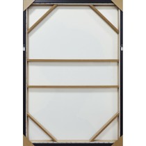 Toile Home ESPRIT Noir Rouge Moderne 83 x 4 x 123 cm (2 Unités)