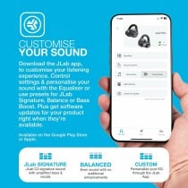 Écouteurs Sans Fil avec Étui de Charge JLab IEUEBJBOPSPRTRBLK82 Noir