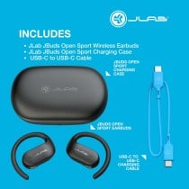 Wireless Earphones with Charging Case JLab IEUEBJBOPSPRTRBLK82 Black