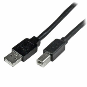 USB A to USB B Cable Startech USB2HAB65AC          Black