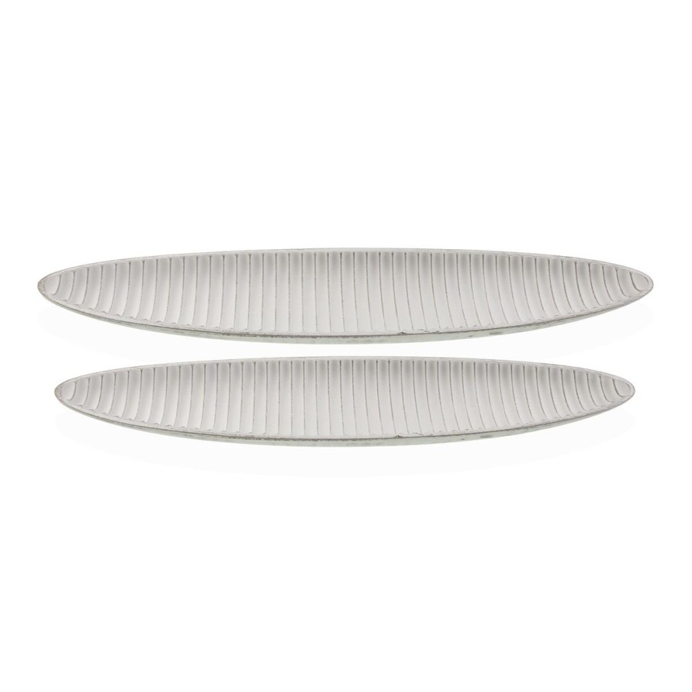 Centre de Table Versa Blanc 16 X 4,5 X 64,5 CM