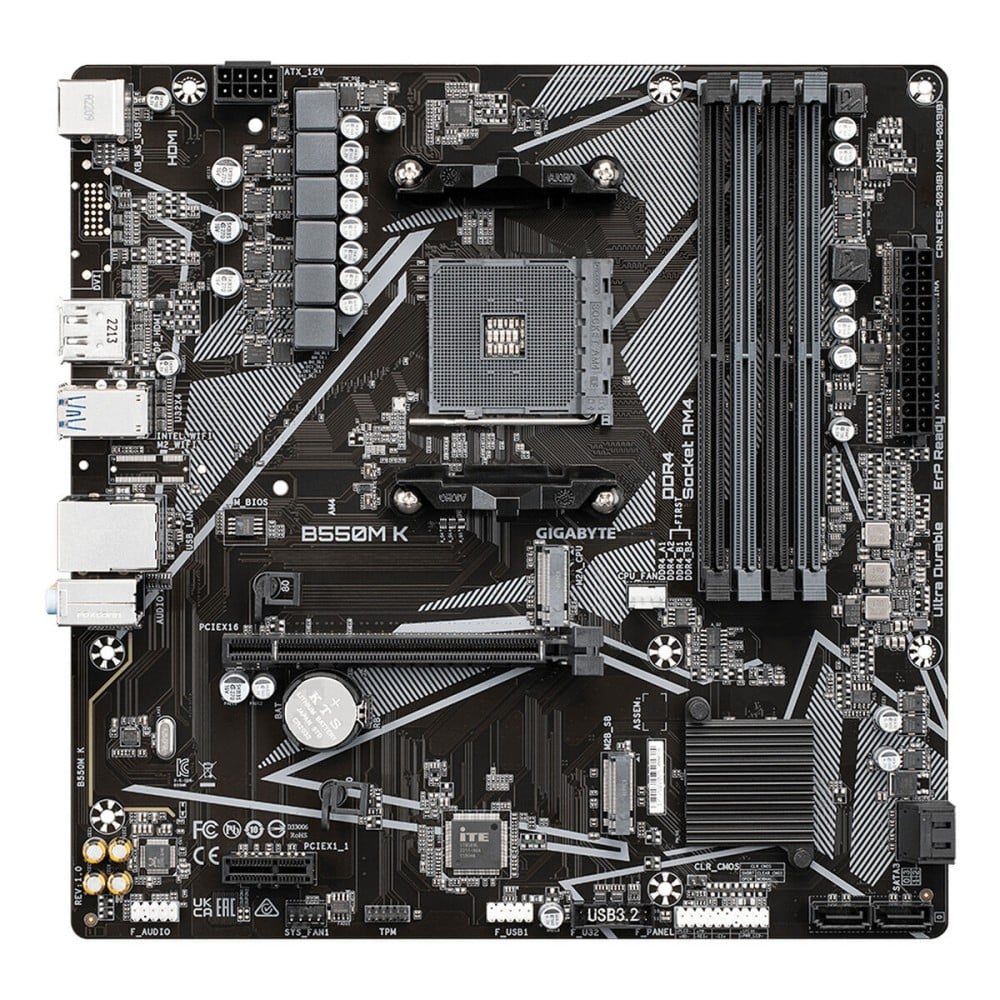 Motherboard Gigabyte AMD B550 AMD AMD AM4