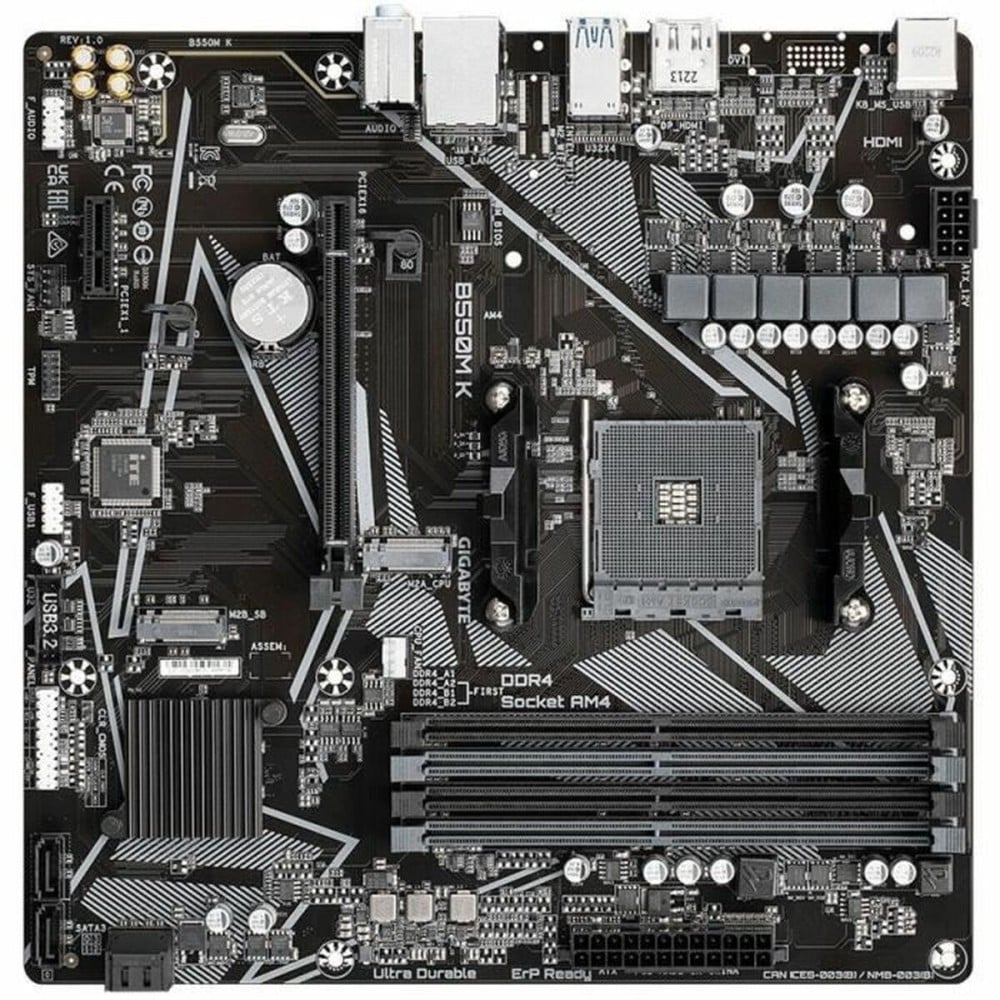 Motherboard Gigabyte AMD B550 AMD AMD AM4
