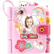 Diary with accessories Funlockets Mini Pink