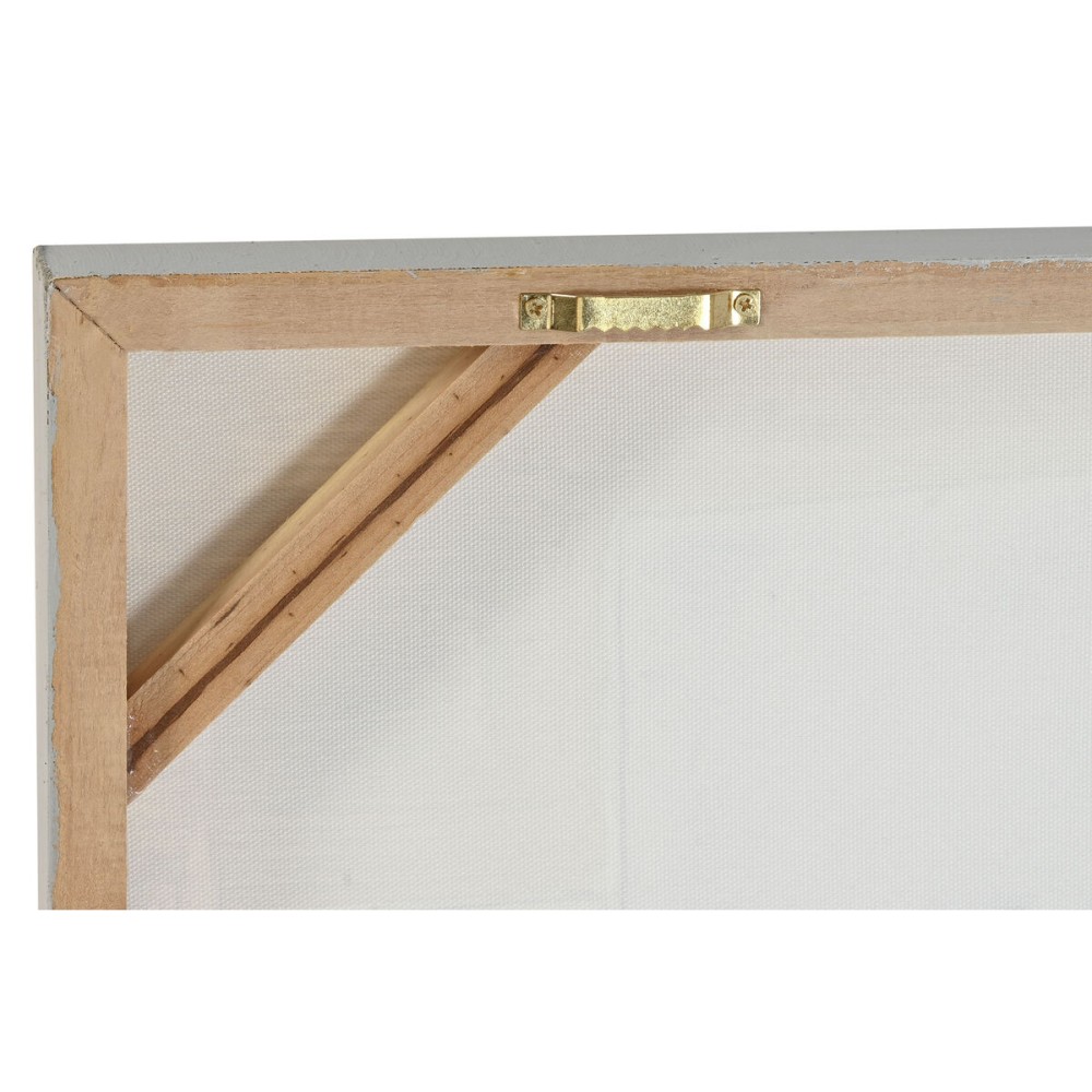 Leinwand Home ESPRIT Weiß Beige abstrakt Urban 150 x 3 x 50 cm (2 Stück)