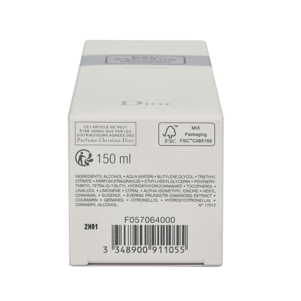 Spray déodorant Dior Eau Sauvage
