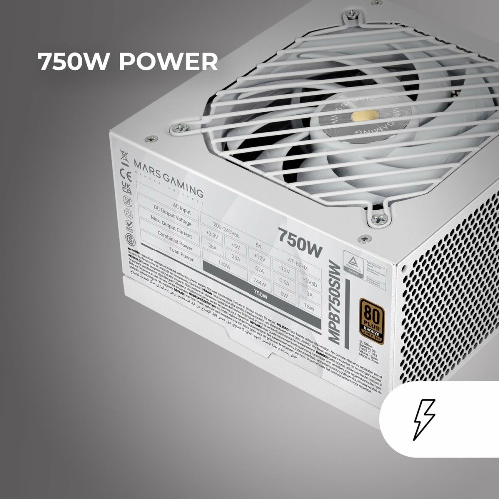 Power supply Mars Gaming MPB750SIW