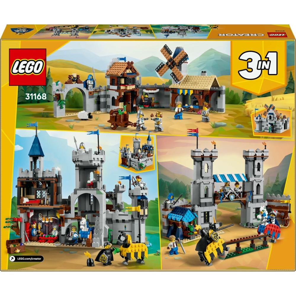 Konstruktionsspiel Lego CREATOR 31168 Medieval Horse Knight Castle