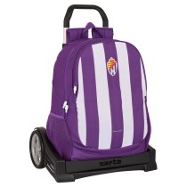 Cartable à roulettes Real Valladolid C.F. Violet 32 x 44 x 16 cm