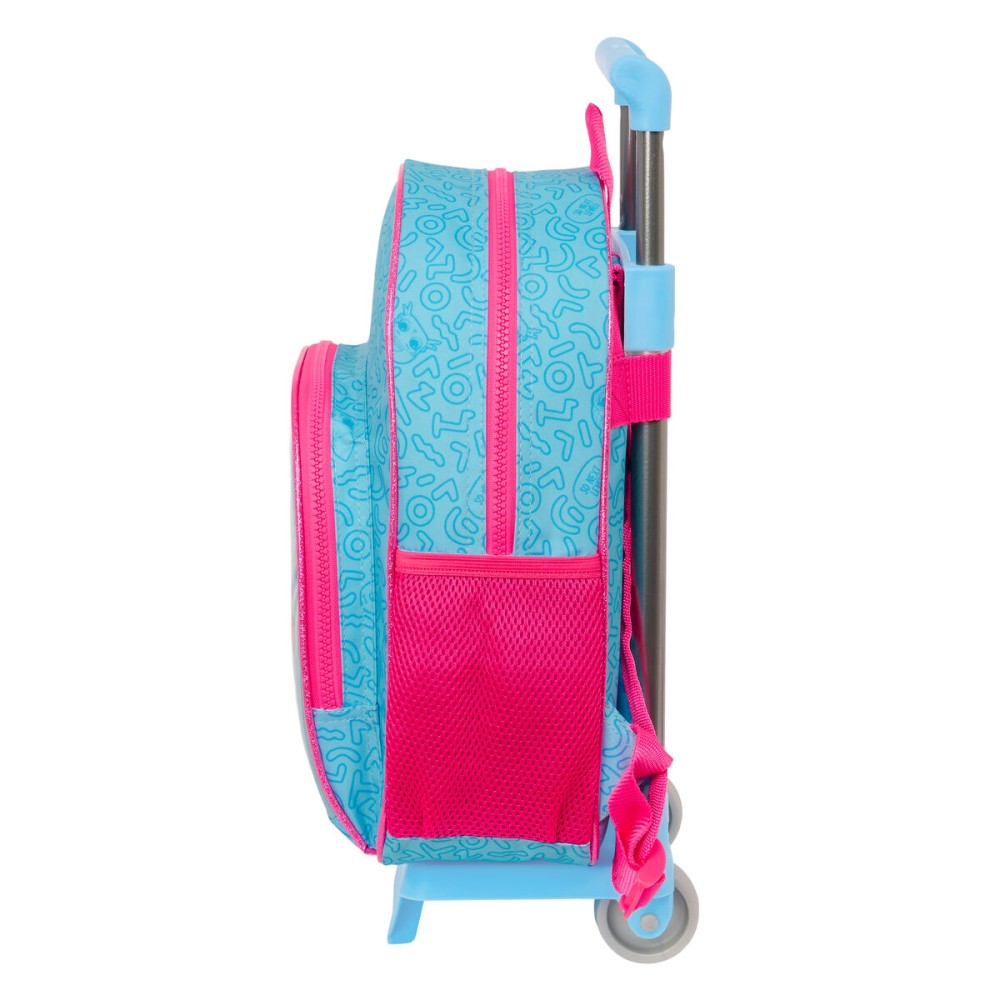 School Rucksack with Wheels LOL Surprise! Divas Blue 28 x 34 x 10 cm