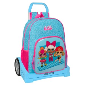 Schulrucksack mit Rädern LOL Surprise! Divas Blau 33 x 42 x 14 cm