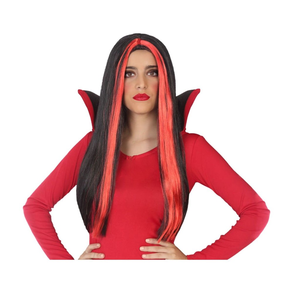 Perruques Rouge Vampire 60 cm