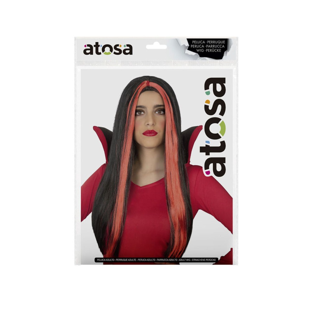 Perruques Rouge Vampire 60 cm