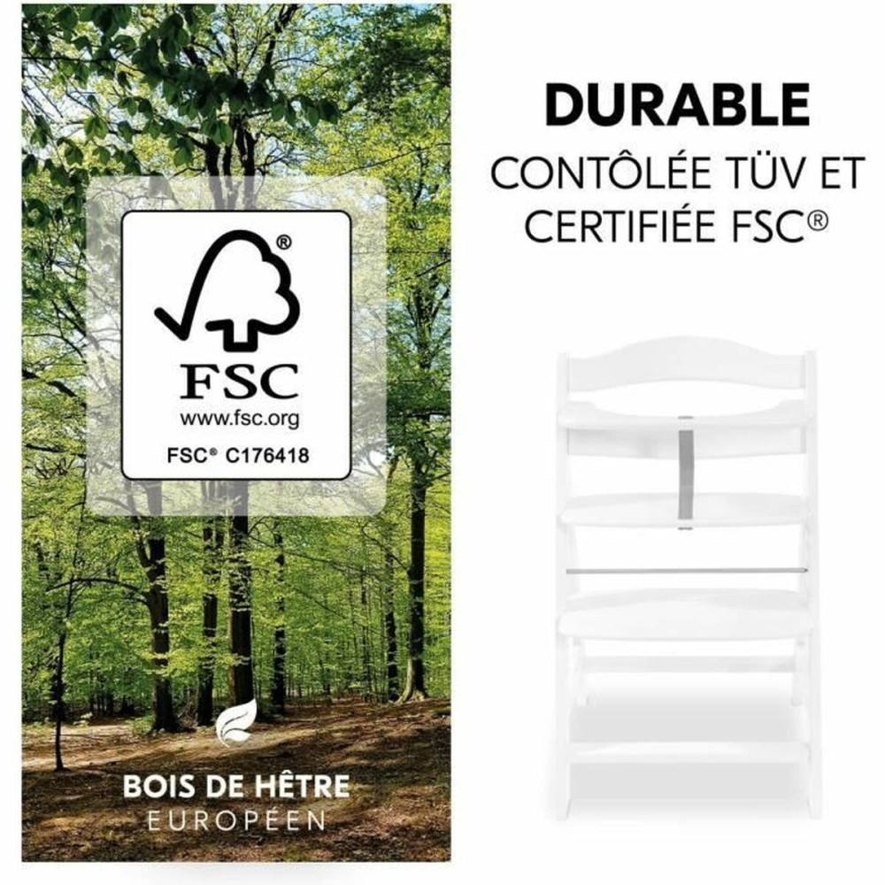 Chaise haute Hauck Blanc