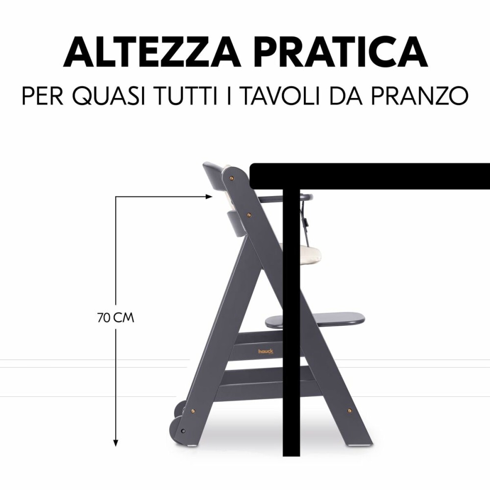 Highchair Hauck Brown Dark grey