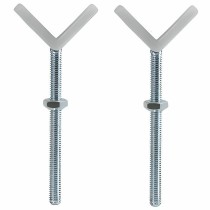 Door Lever Safety Lock Hauck Silver Metal (2 Units)