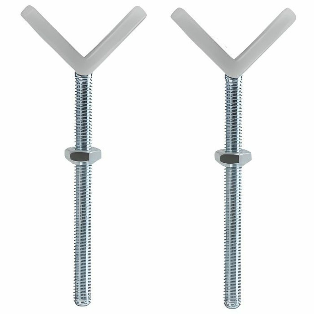Door Lever Safety Lock Hauck Silver Metal (2 Units)