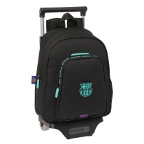 Schulrucksack mit Rädern F.C. Barcelona Schwarz 27 x 33 x 10 cm