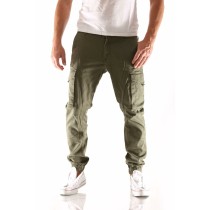 Hose Jack & Jones JPSTPAUL FLAKE CARGO 12141844 grün