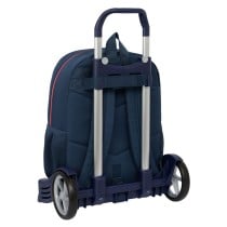 School Rucksack with Wheels El Ganso Classic Navy Blue 32 x 43 x 14 cm