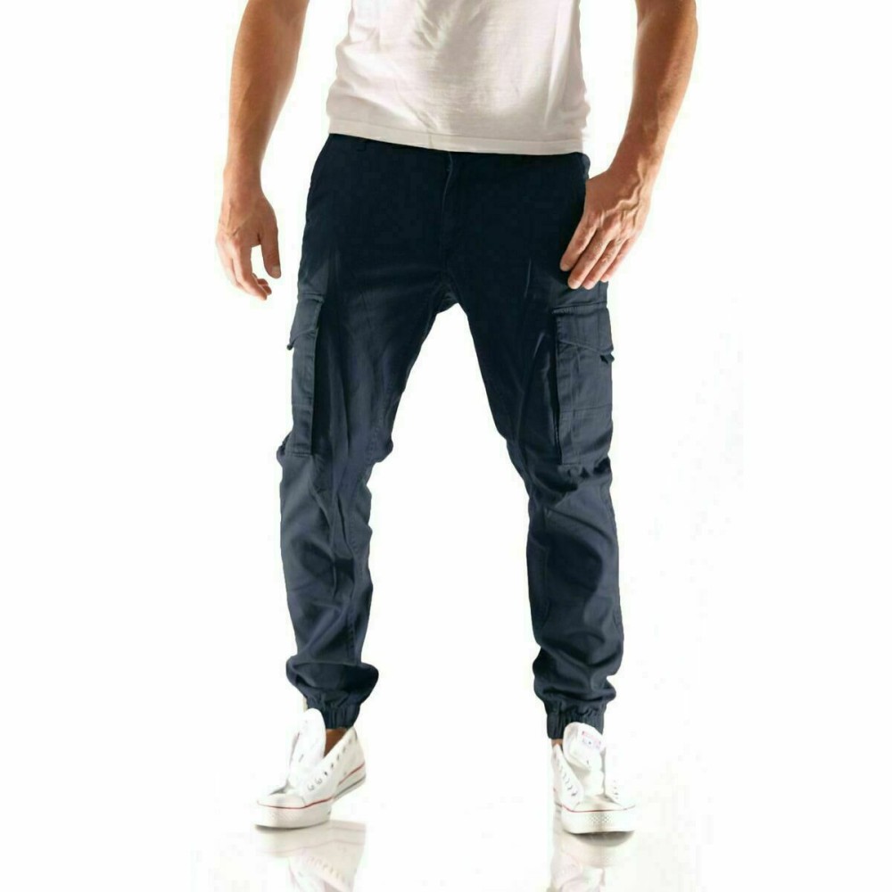 Hose Jack & Jones JPSTPAUL FLAKE CARGO 12169582 Marineblau