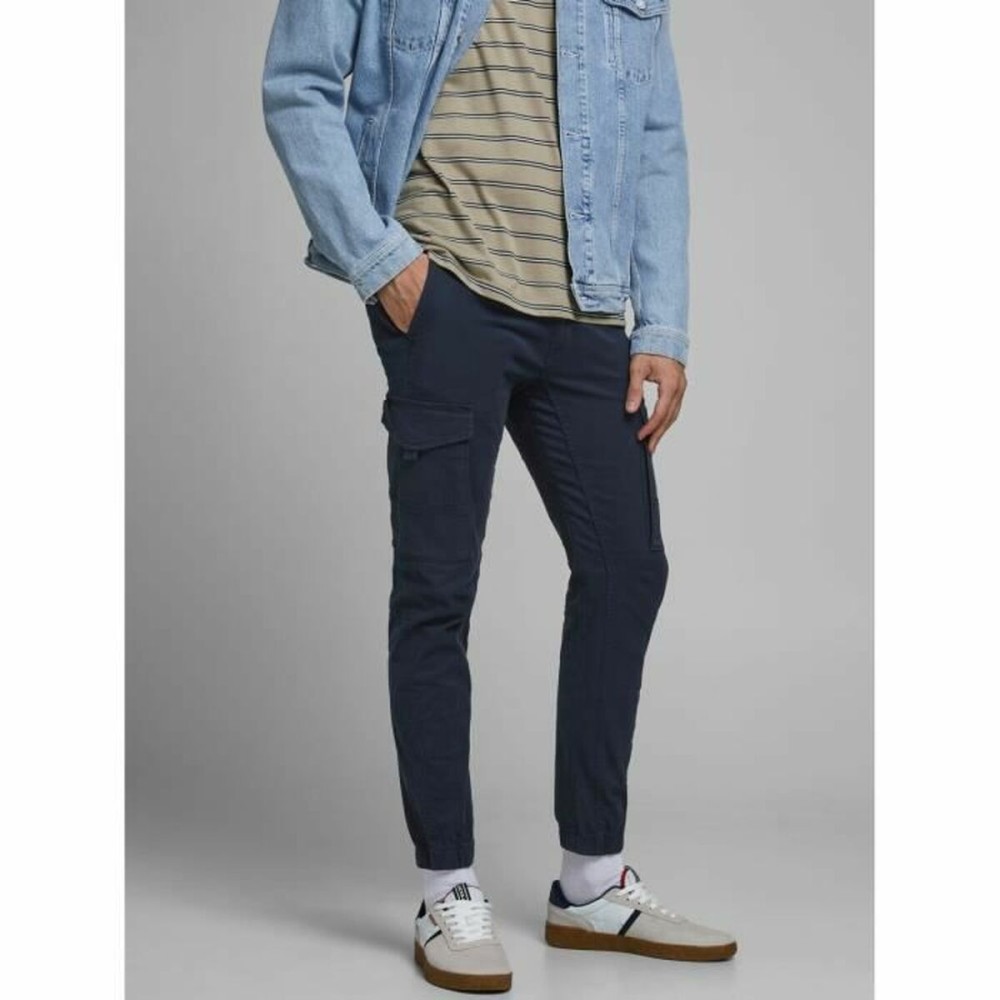 Hose Jack & Jones JPSTPAUL FLAKE CARGO 12169582 Marineblau