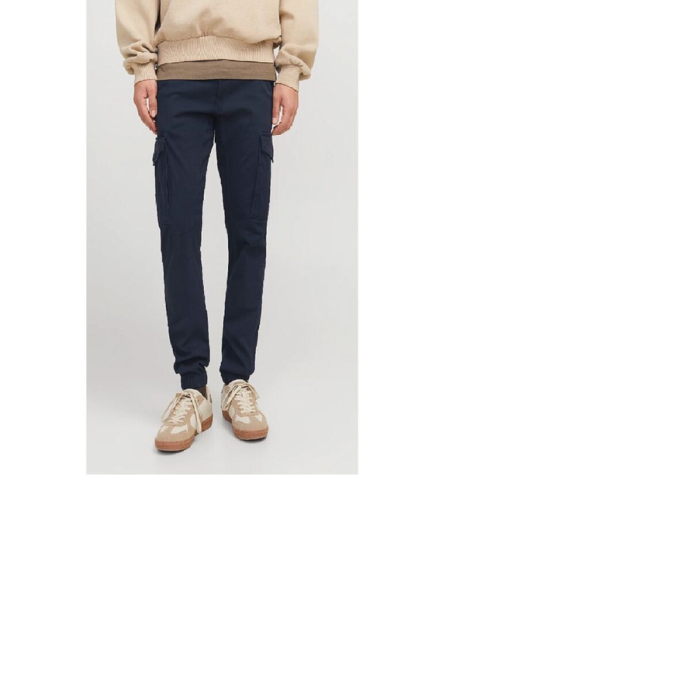 Hose Jack & Jones JPSTPAUL FLAKE CARGO 12169582 Marineblau