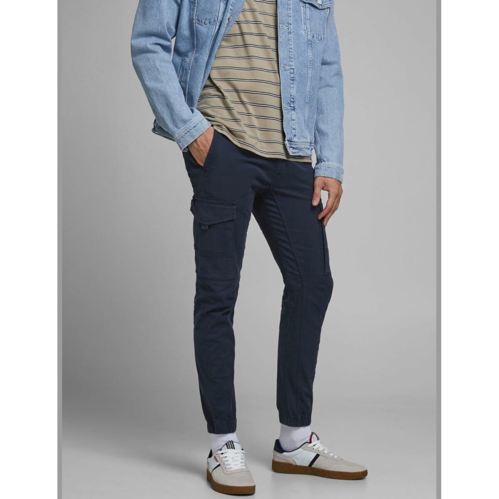 Hose Jack & Jones JPSTPAUL FLAKE CARGO 12169582 Marineblau