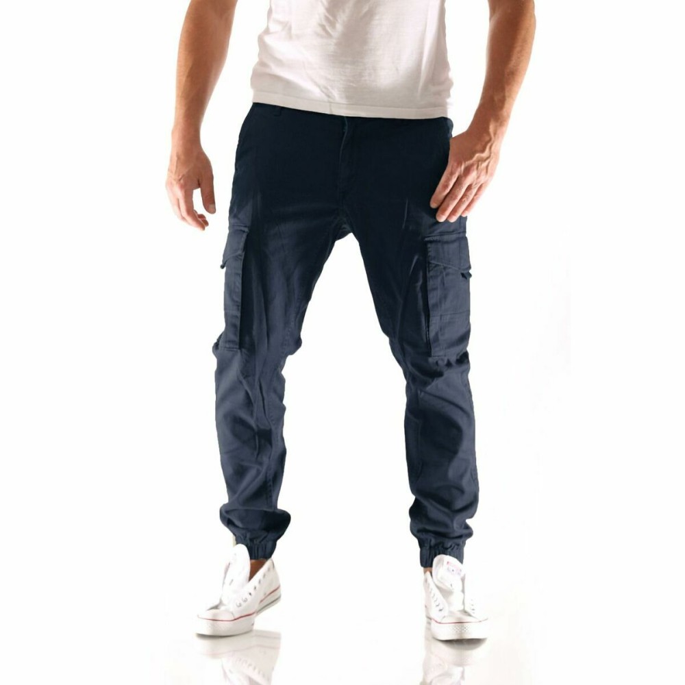 Hose Jack & Jones JPSTPAUL FLAKE CARGO 12169582 Marineblau