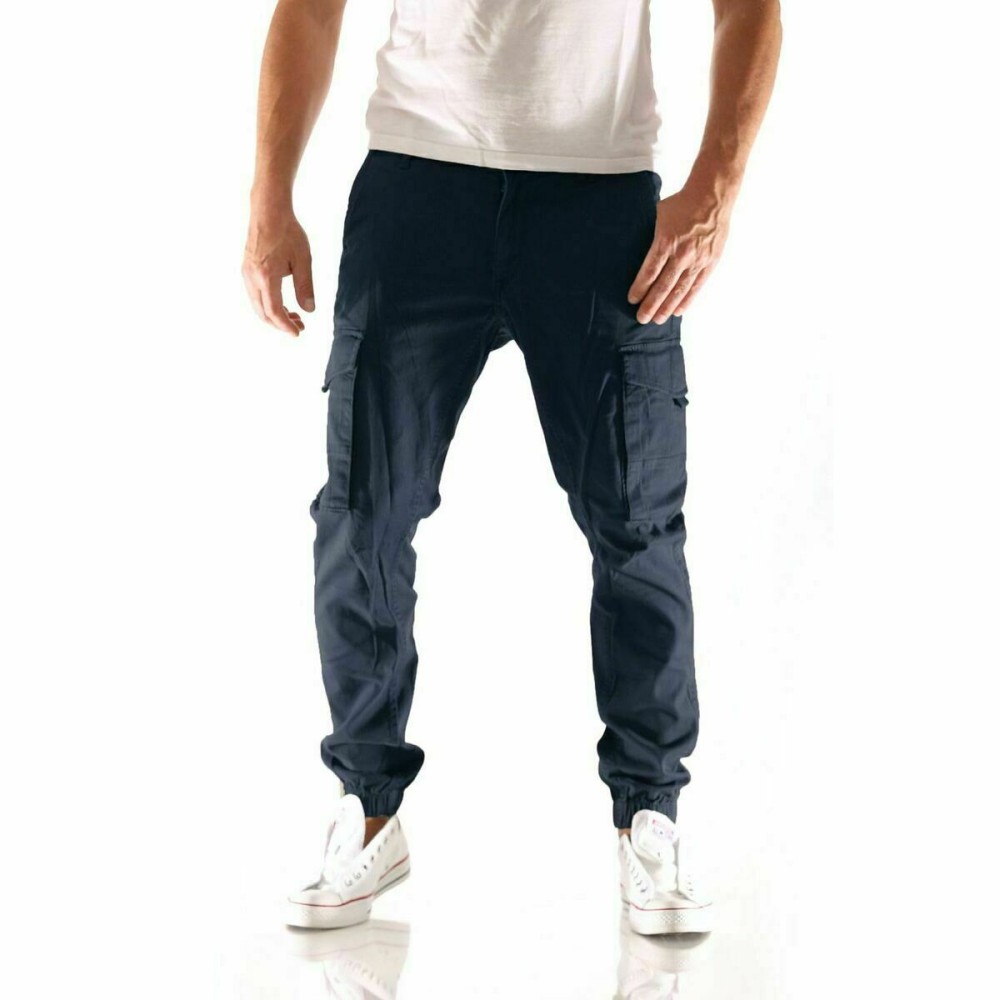 Hose Jack & Jones JPSTPAUL FLAKE CARGO 12169582 Marineblau