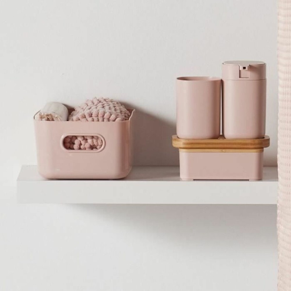 Bath Set TODAY HOY Pink Plastic 3 Pieces