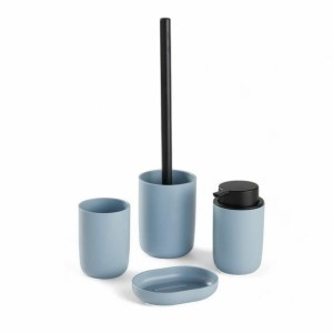 Bath Set TODAY HOY Blue Plastic 4 Pieces (4 Units)