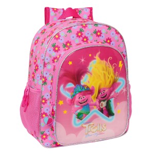 School Bag Trolls Pink 32 X 38 X 12 cm