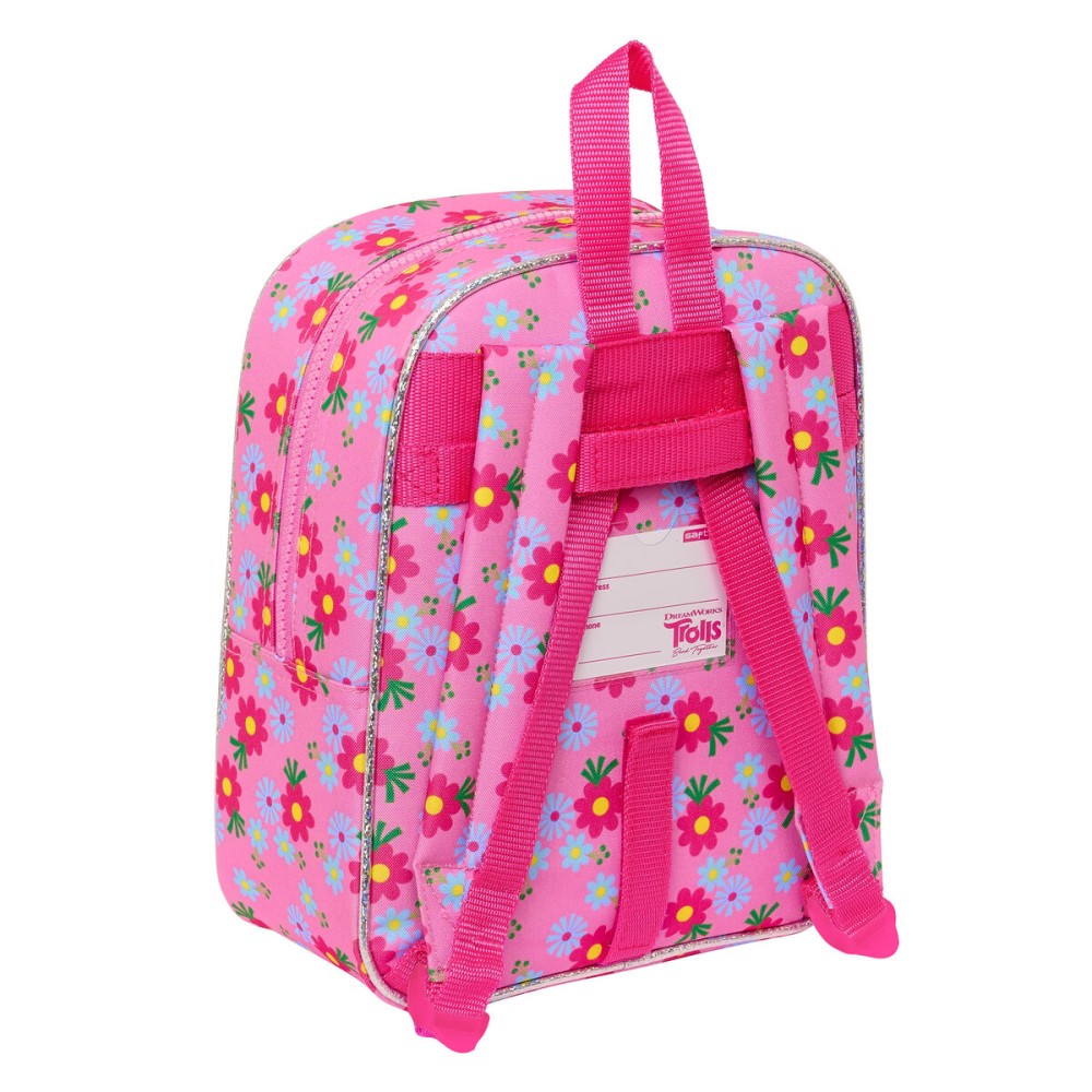 Kinderrucksack Trolls Rosa 22 x 27 x 10 cm