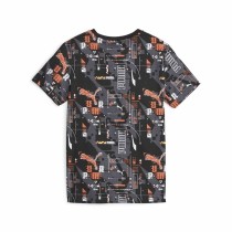 Kurzarm-T-Shirt für Kinder Puma Ess+ Futureverse Aop Schwarz