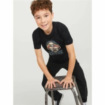 Child's Short Sleeve T-Shirt Jack & Jones Jorheavens Black